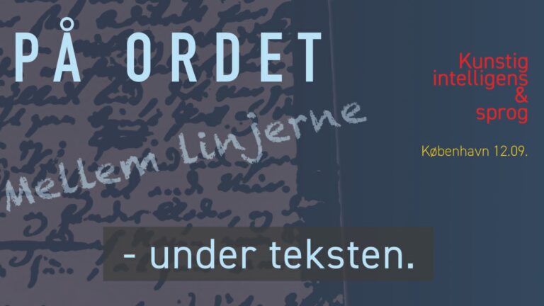 LANGUAGE & AI – konferens i Köpenhamn